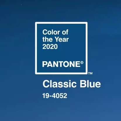 Couleur Pantone 2020 : une année Classic Blue