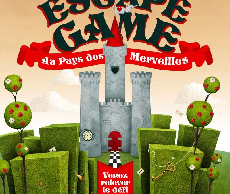 Prêts à relever le défi d&rsquo;un « Escape Game au Pays des Merveilles » ?!